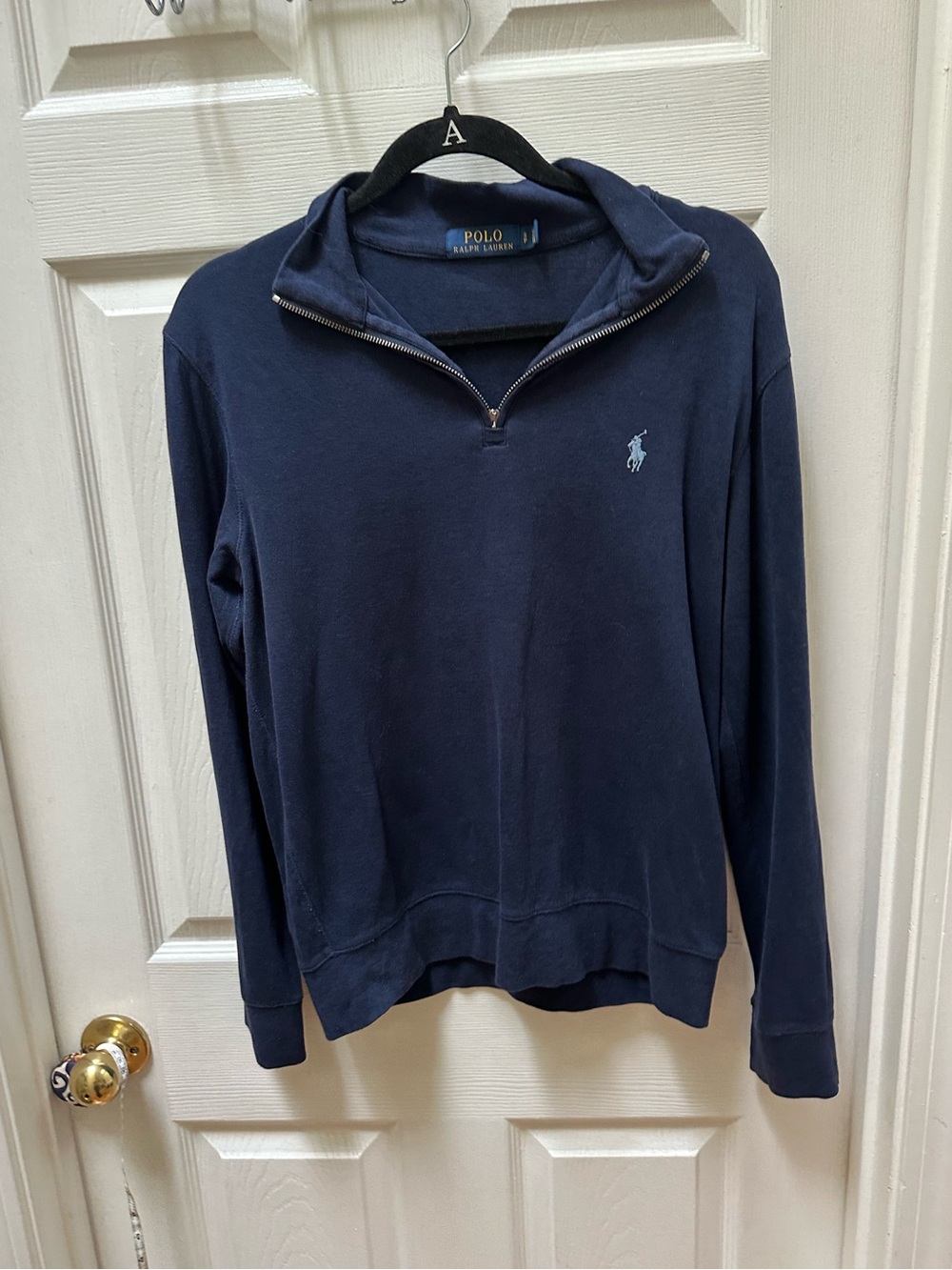 Ralph Lauren Navy blue Half-Zip Pullover Sweater sweatshirt s small
